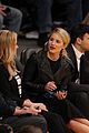 dianna agron courtside lakers glee 100th episode 11