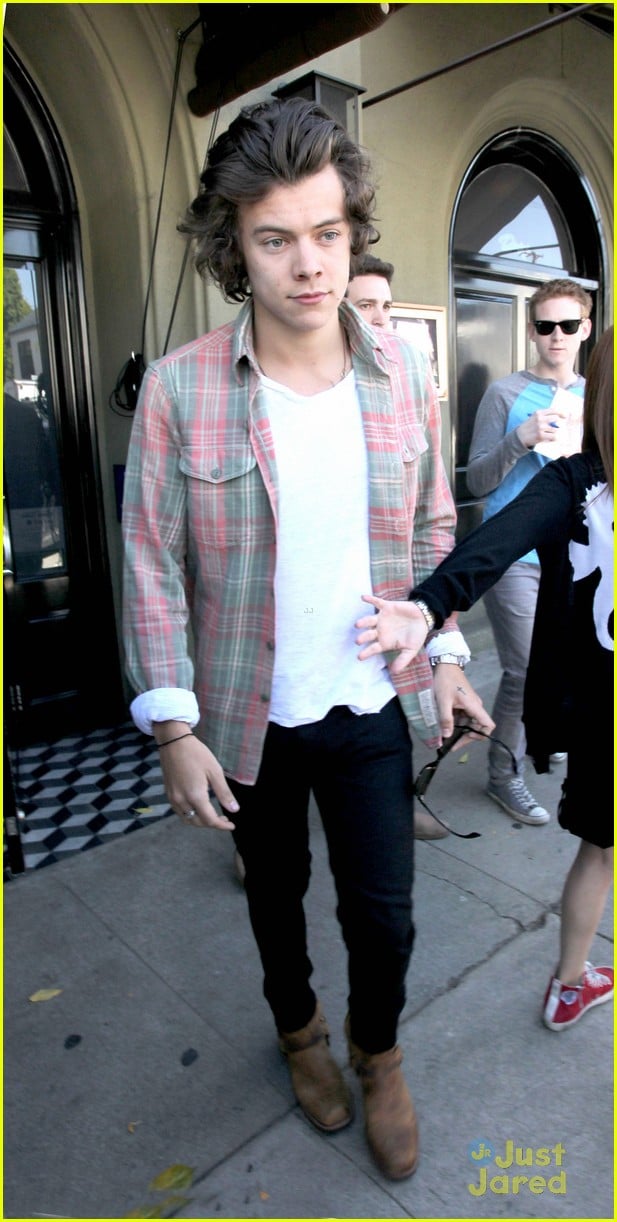harry styles weho lunch sea of paps 07