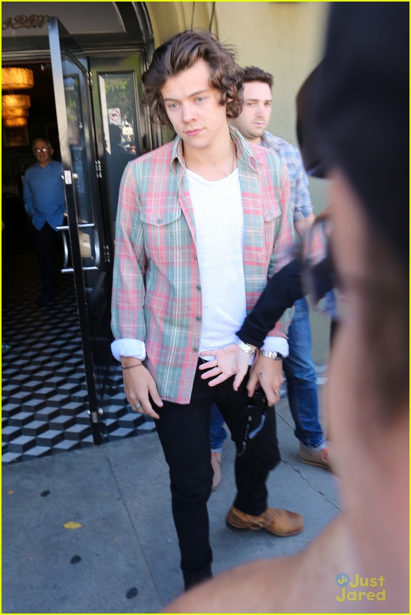 harry styles weho lunch sea of paps 14