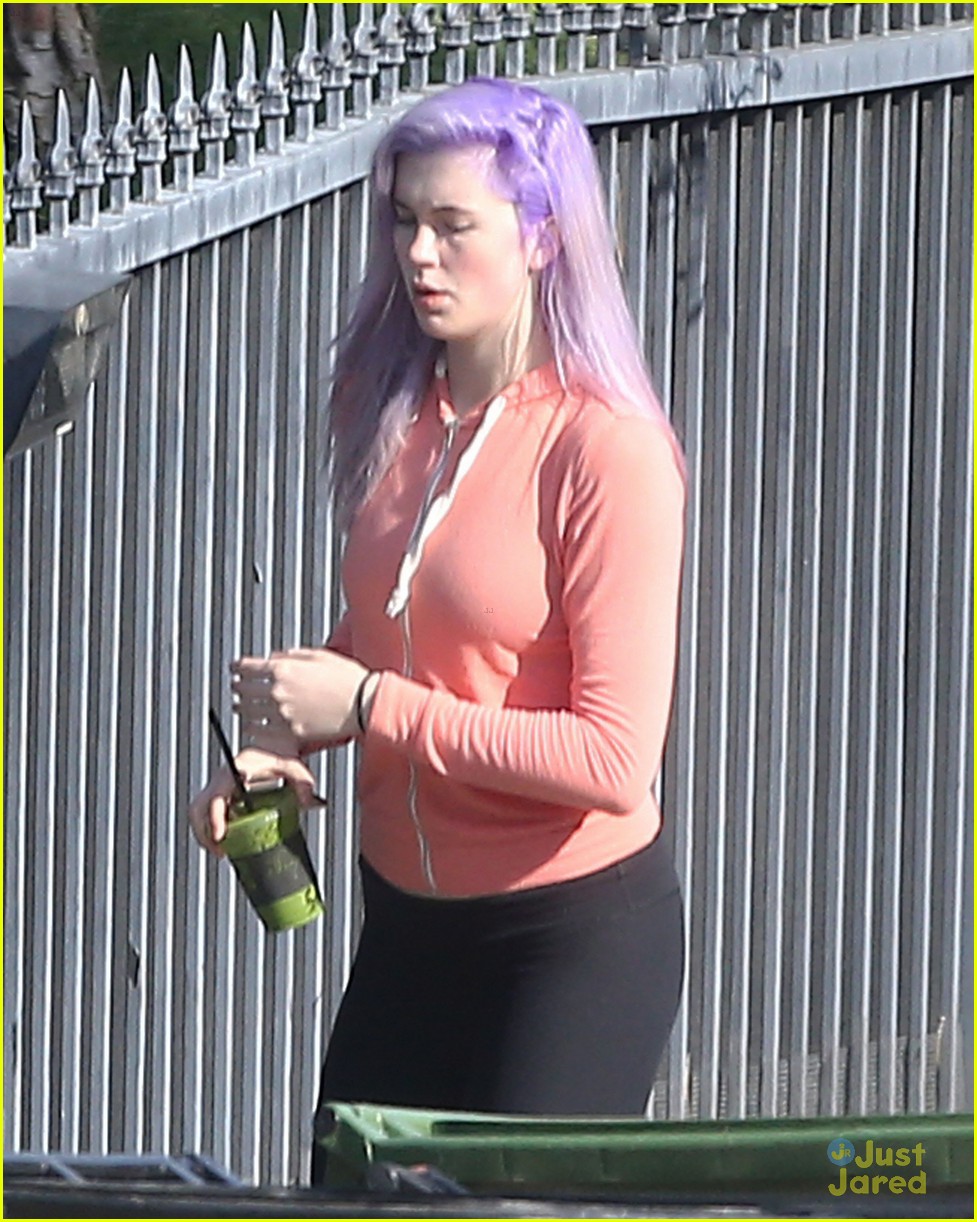 ireland baldwin purple hair slater split 03