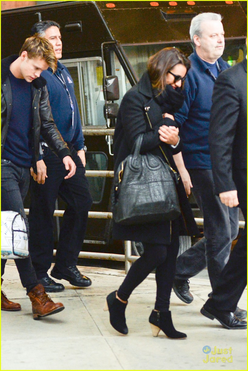lea michele chord overstreet nyc together glee 09