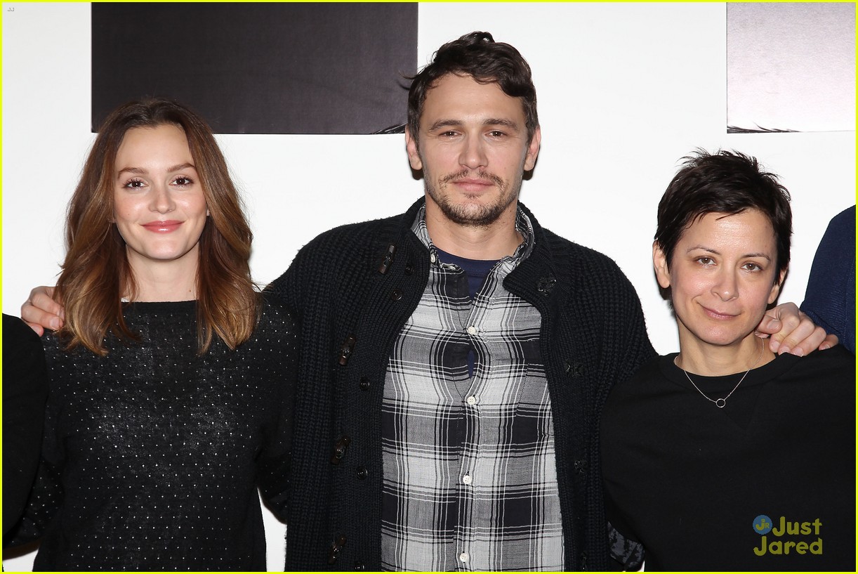 leighton meester of mice men press conference 14