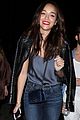 ashley madekwe looks absolutely witchy in draped leather jacket and jeans09