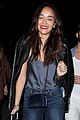 ashley madekwe looks absolutely witchy in draped leather jacket and jeans10