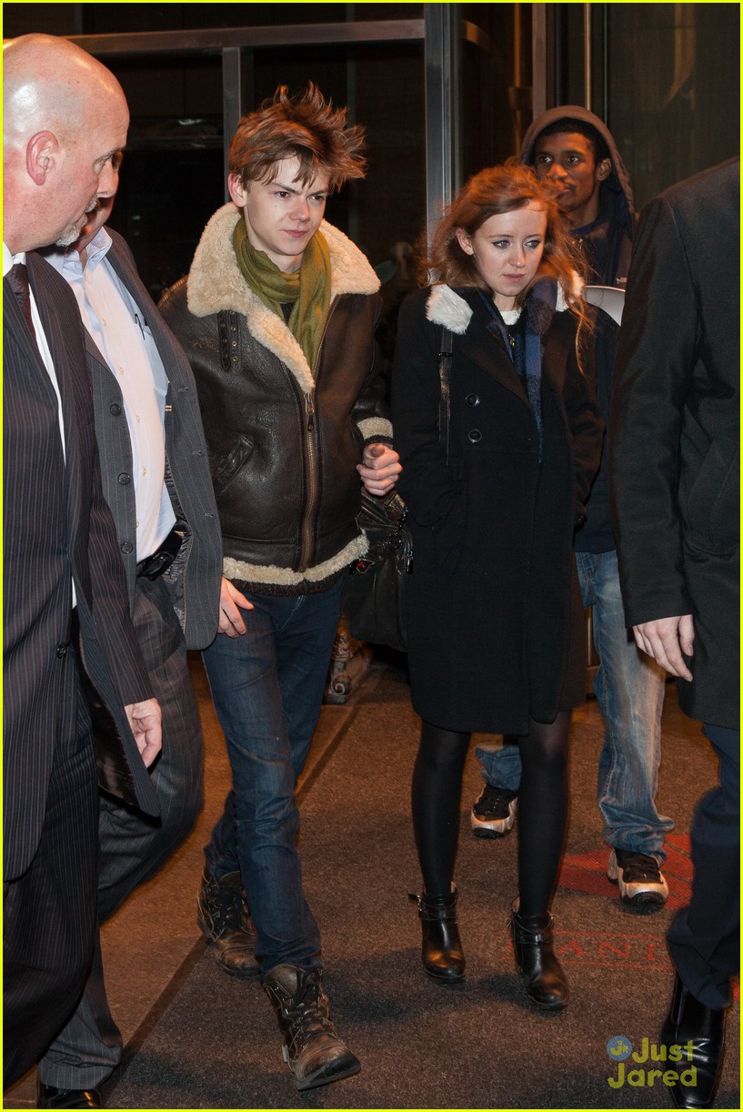 Thomas Brodie Sangster NYC Date Night with Girlfriend Isabella