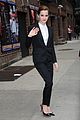 emma watson suit late show with david letterman 03