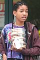 willow smith carries tower of cookies 02