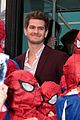andrew garfield emma stone surrounded spidermans rome premiere 05