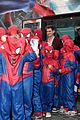 andrew garfield emma stone surrounded spidermans rome premiere 07