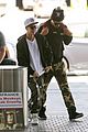 justin bieber chats up protester at lax airport 11