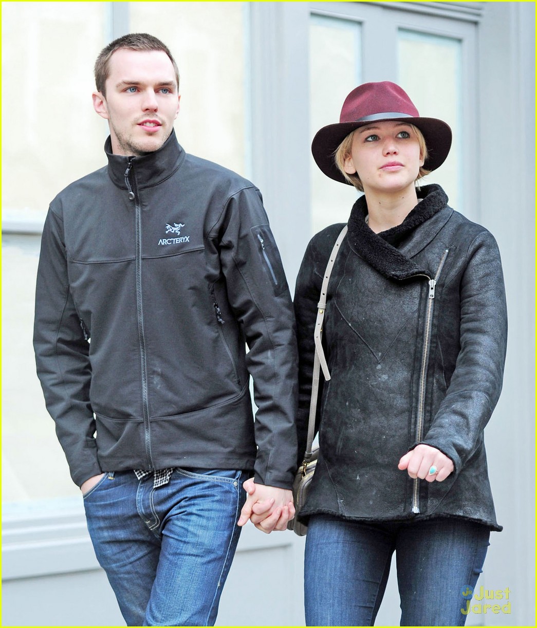 jennifer lawrence nicholas hoult hold hands look so in love in london 24