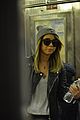 sarah hyland the view appearance subway ride 04