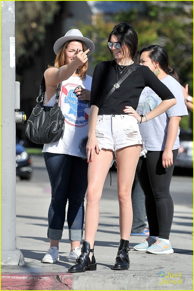 kendall jenner long legs sunday outing 05