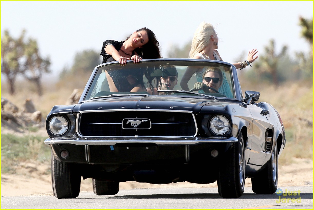 lea michele lets her hair down for on my way video20