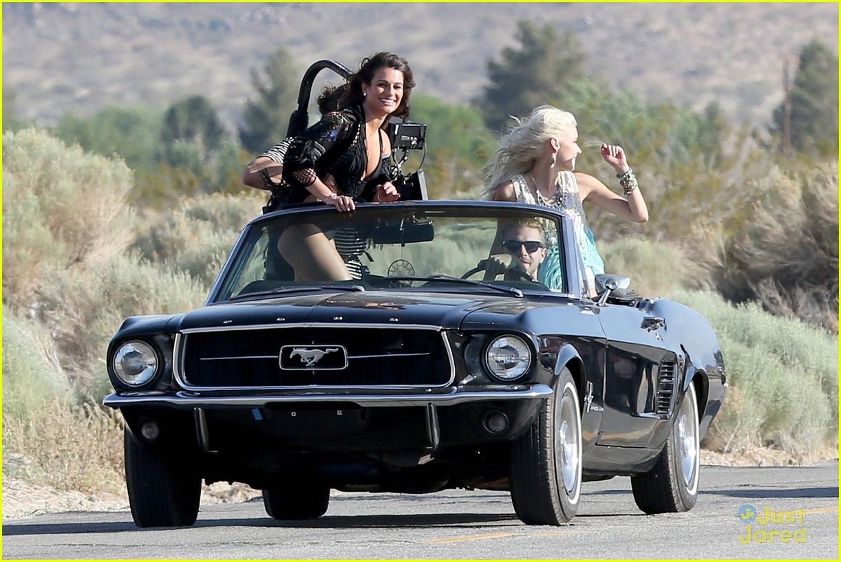 lea michele lets her hair down for on my way video27