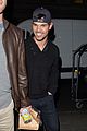 taylor lautner very happy girlfriend marie avgeropoulos 01