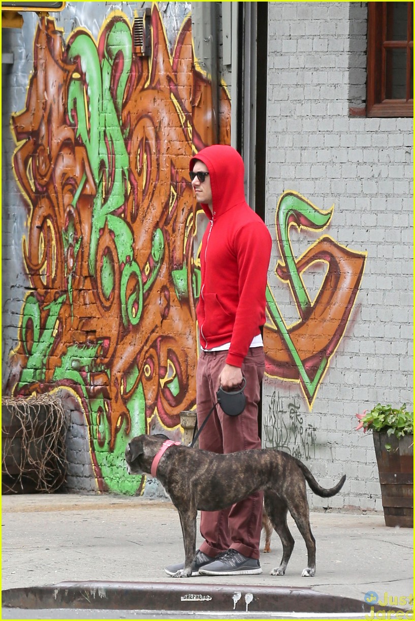 adam brody does doggy duty while wife leighton meester is on broadway04