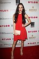 crystal reed greer grammer paint red nylon party 02