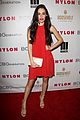 crystal reed greer grammer paint red nylon party 15