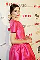 crystal reed greer grammer paint red nylon party 17