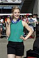 gracie gold nick goepper indy 500 ball race 05