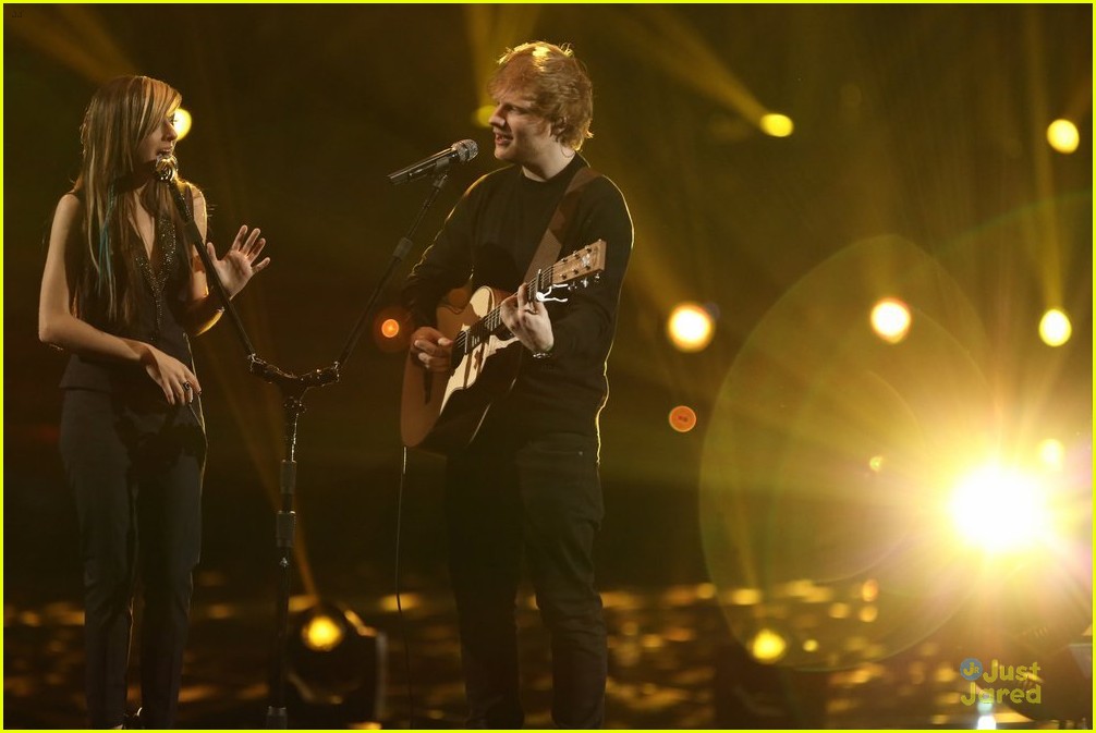 christina grimmie ed sheeran perform all of the stars voice 09