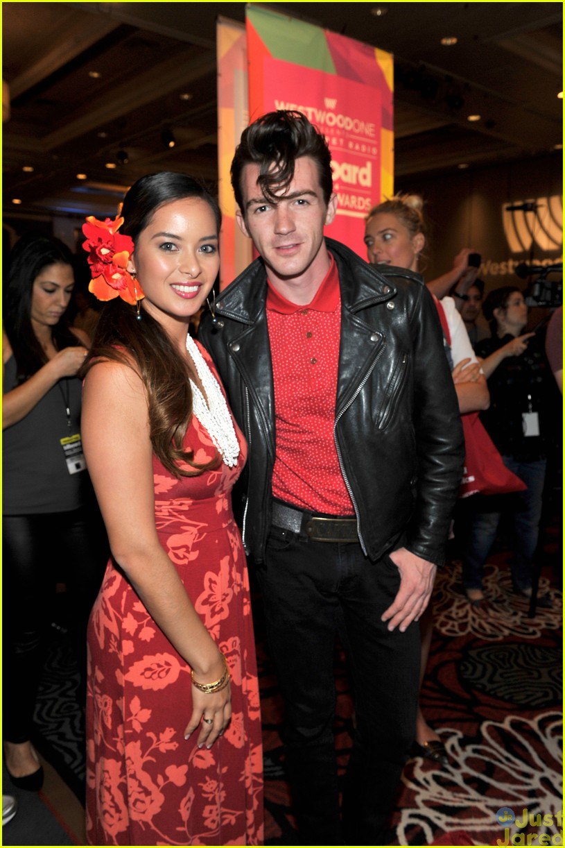 lucy hale and drake bell stop by radio row before the billboard music awards06