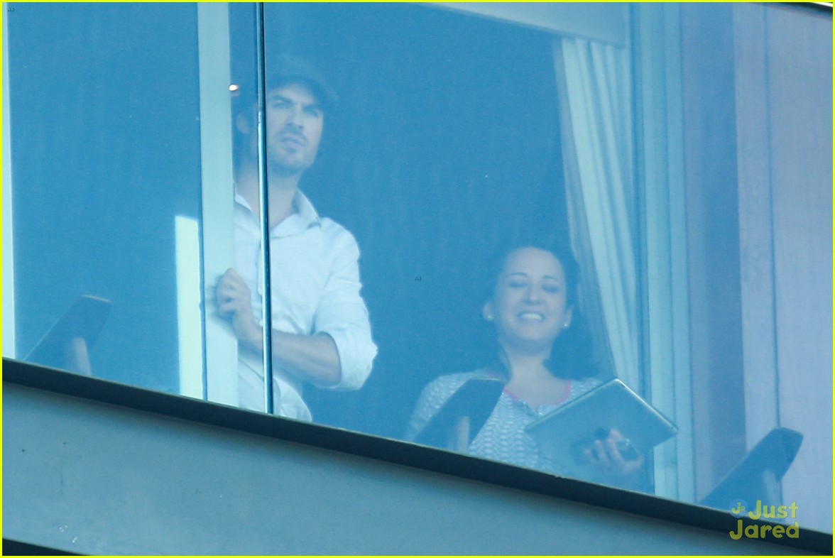 ian somerhalder blows kisses to fans from rio hotel balcony 10