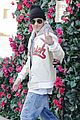 justin bieber attracts a mob of fans while out shopping 11