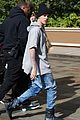 justin bieber attracts a mob of fans while out shopping 24