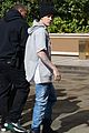 justin bieber attracts a mob of fans while out shopping 25