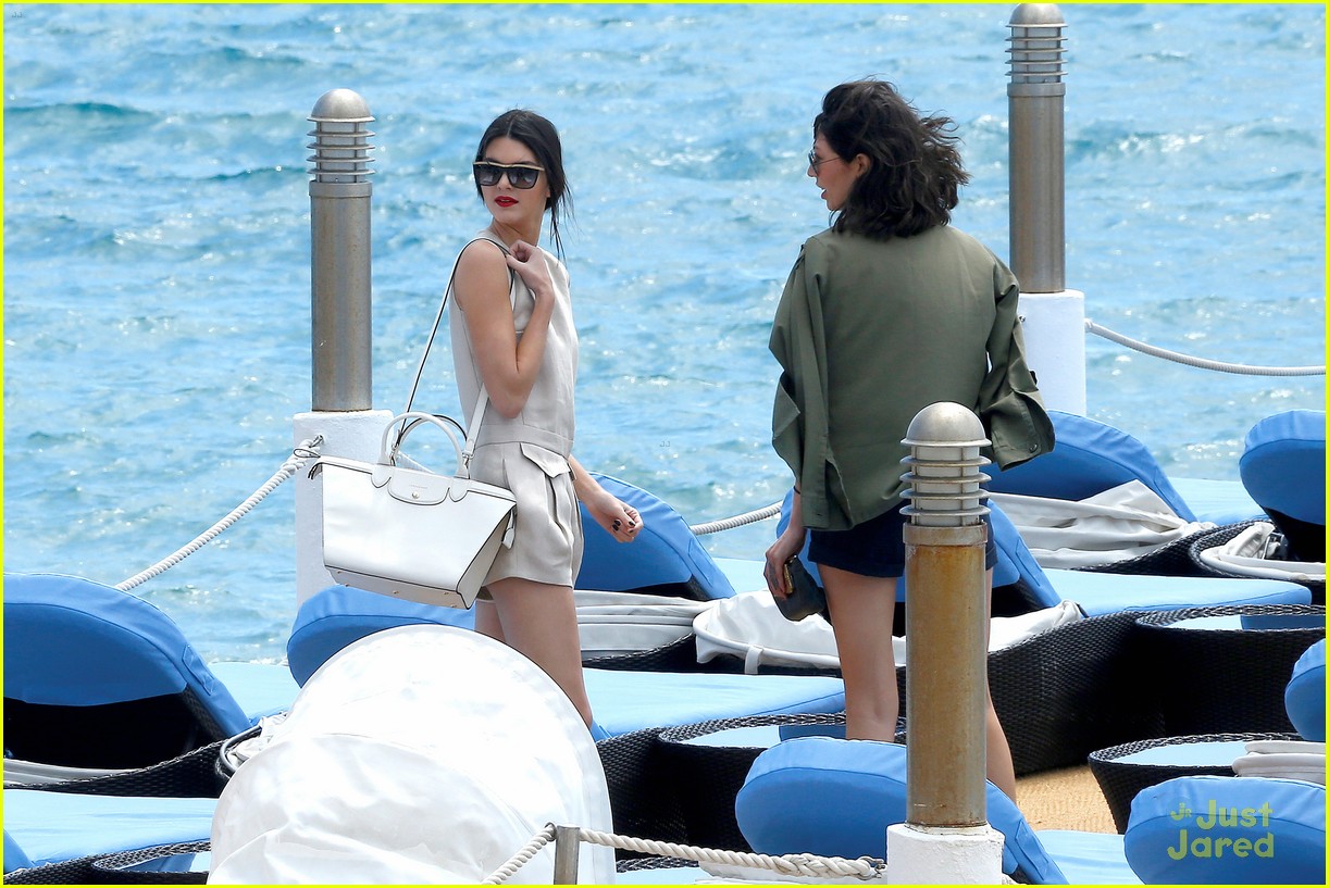 kendall jenner cannes shoot boat 25