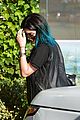 kendall jenner arrives cannes kylie touches up blue hair 10