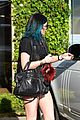 kendall jenner arrives cannes kylie touches up blue hair 15