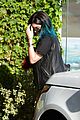 kendall jenner arrives cannes kylie touches up blue hair 19