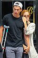 riley keough leans on ben smith petersen in nyc 01