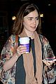 lily collins new fall face barrie knitwear 01