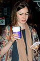 lily collins new fall face barrie knitwear 03