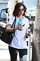 lily collins finishes off work week gym session 04