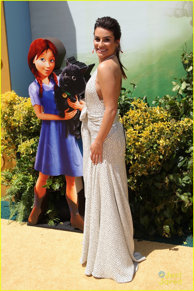 lea michele follows the yellow brick road at legends of oz dorothys return premiere19