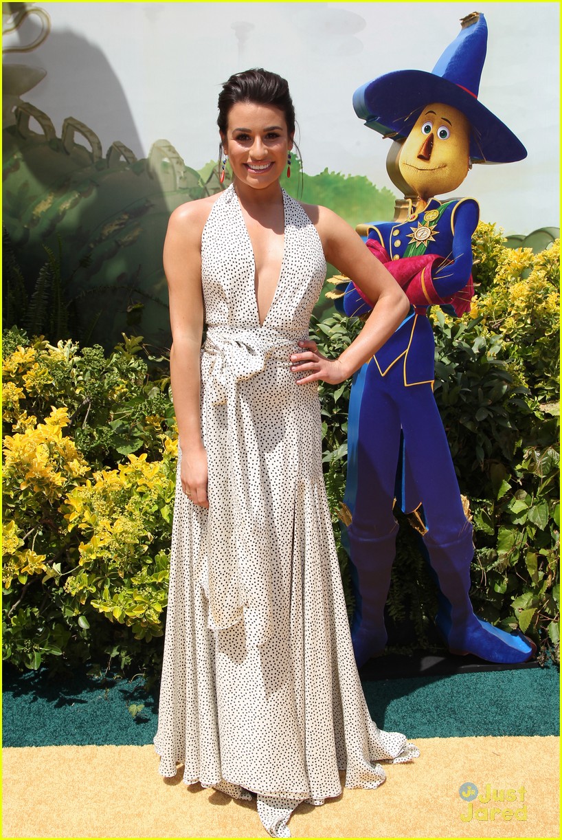 lea michele follows the yellow brick road at legends of oz dorothys return premiere24