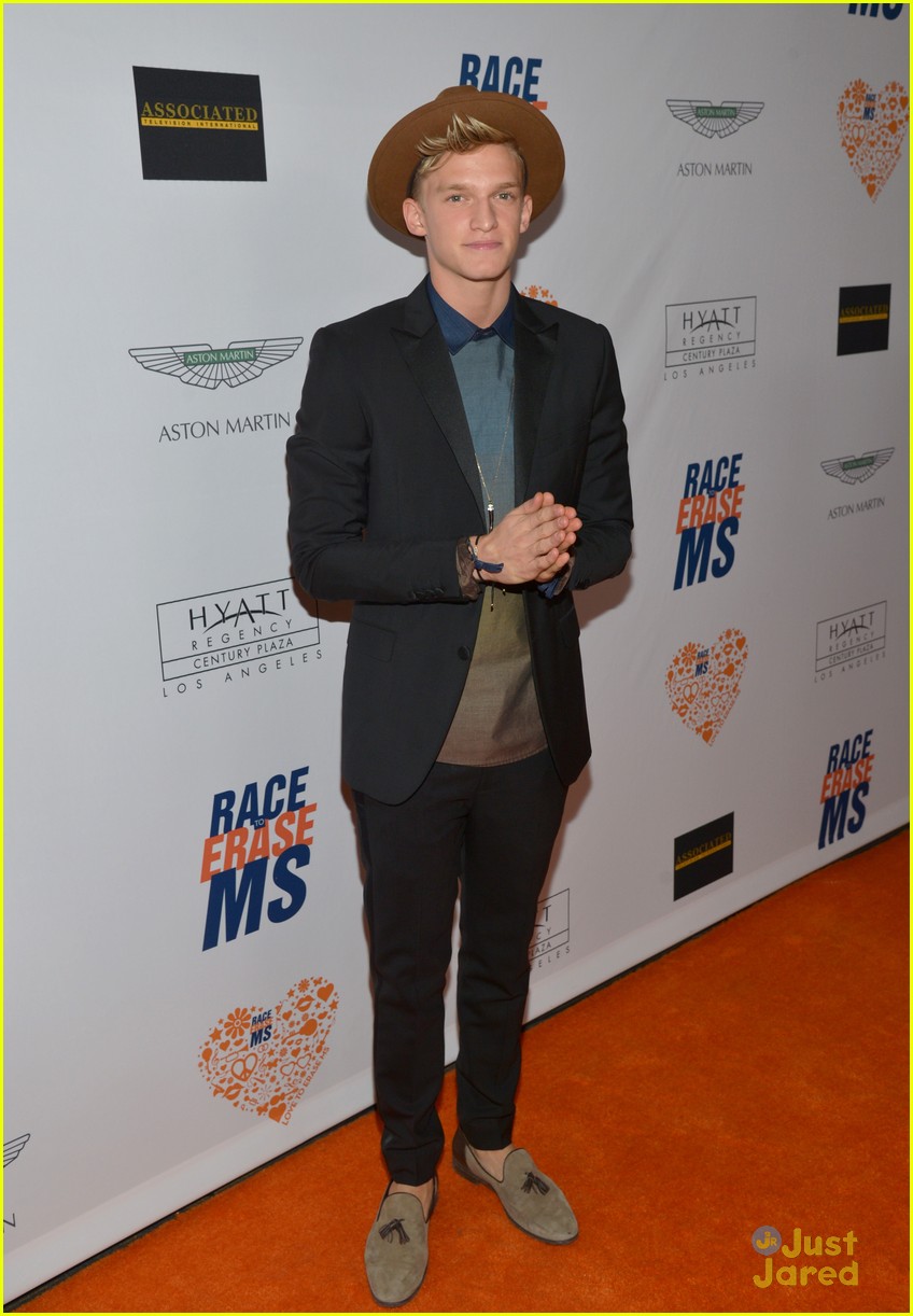cody simpson gets excited for the race to erase ms event04