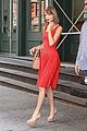 taylor swift red dress meredith met gown 06