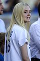 elle fanning first pitch dodgers game 06