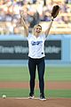 sophia bush proud first pitch dodgers game 03