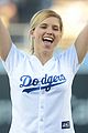 sophia bush proud first pitch dodgers game 05