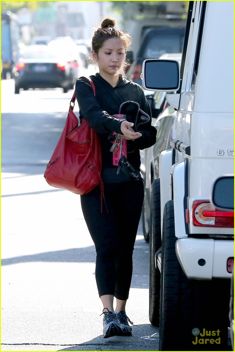 brenda song starts week with workout 13