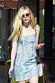elle fanning switches casual chic outfits errands 01