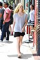 elle fanning switches casual chic outfits errands 02