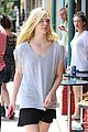 elle fanning switches casual chic outfits errands 04